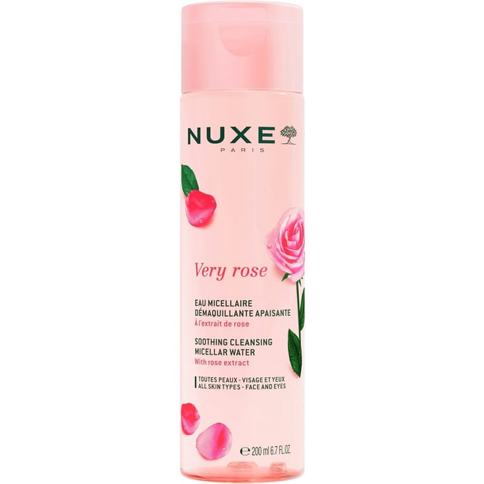 Nuxe Very Rose Verzachtend Micellair Water 200ml voor het mild verwijderen van make-up