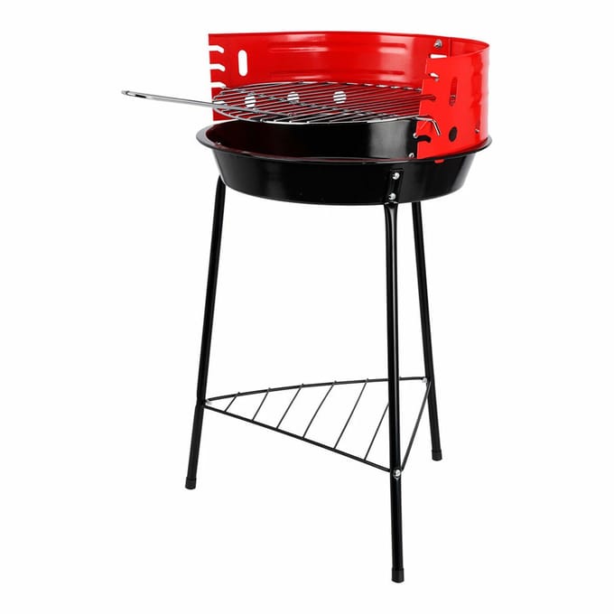 Barbecue BBQ Collection 33 X 32 X 55 CM Zwart Rood