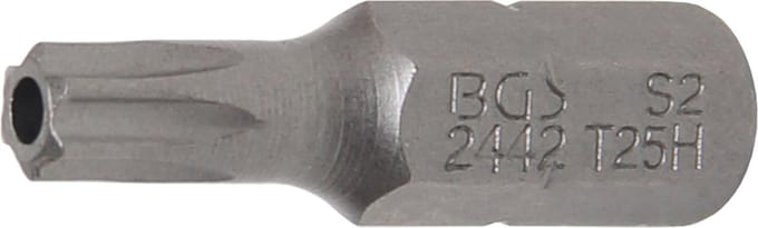 BGS Schroefbit lengte 25 mm Torx met boring T25