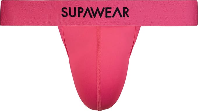 SUPAWEAR Neon Thong Neon Pink - MAAT L - Heren Ondergoed - String voor Man - Mannen Thong