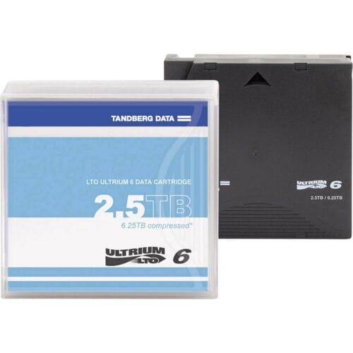 Quantum LTO Ultrium 6 - back-up data tape - 2.5TB / 6.25TB - MR-L6MQN-01