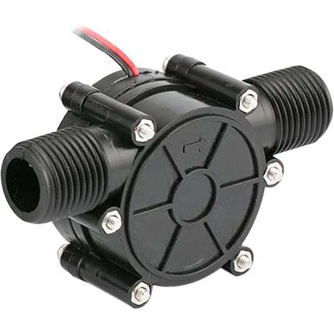 Waterstroompomp Hydro-elektrische Micro Hydro Tap Waterstroom Hydraulische High Power DIY Generator 12 V black