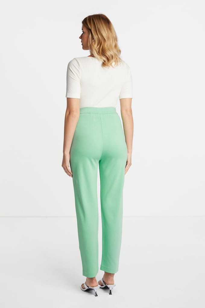 Rich & Royal Jersey Pants Green Tea Maat: S | Joggingbroeken Outlet | Dames | Groen