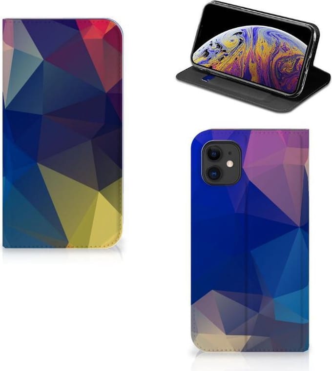 Apple iPhone 11 Stand Case Polygon Dark