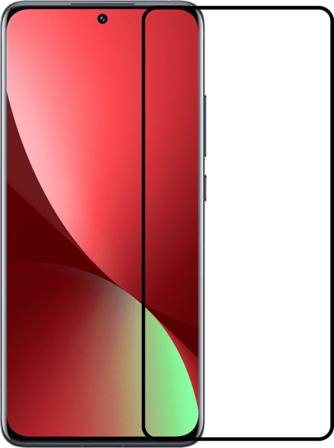 Screenprotector Geschikt voor Xiaomi 12X - Full Cover - Beschermglas - Gehard Glas - Tempered Glass - Screen Protector