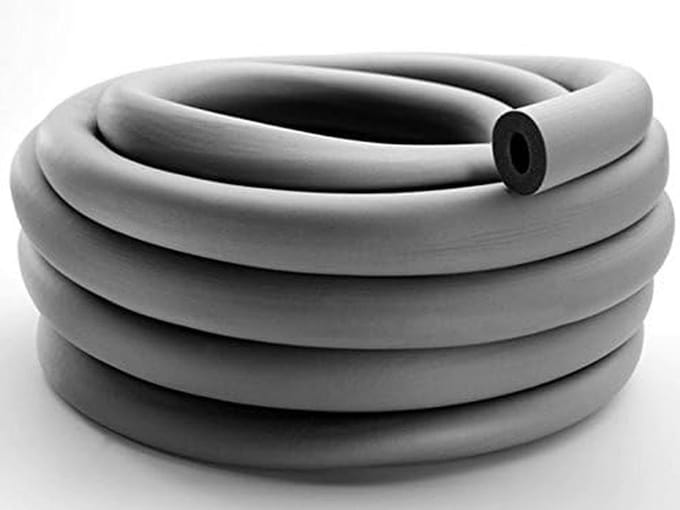 Flexibele Buisisolatie 10mm Dikte x 28mm Diameter - Grijs/Antraciet
