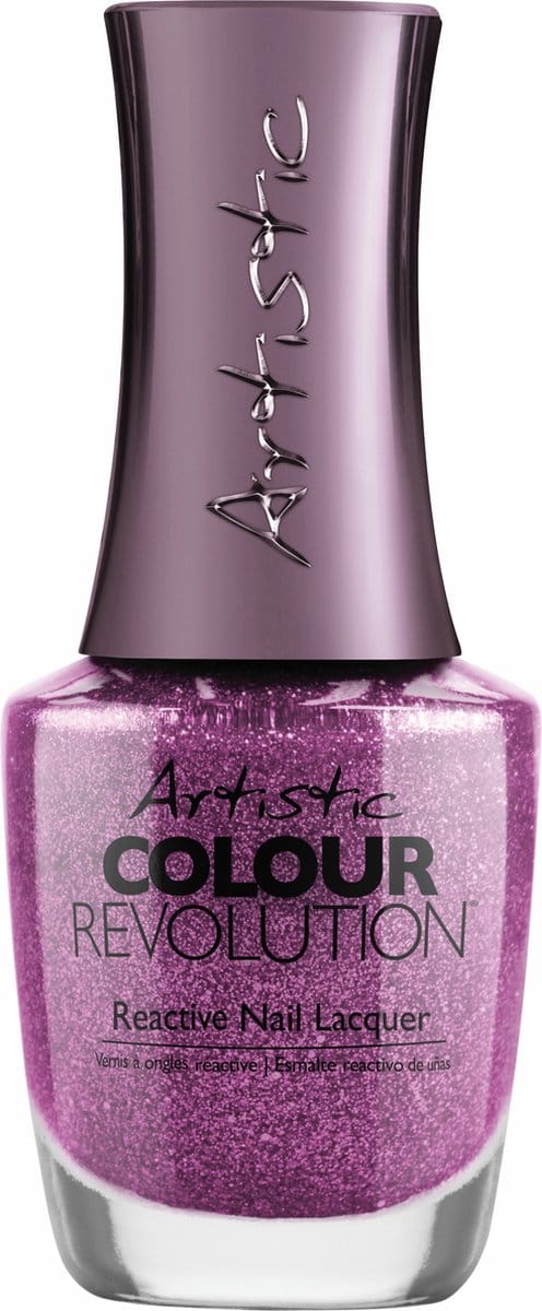 Artistic Nail Design Colour Revolution ' Main Attraction ' ( Oud-Rose Metallic )