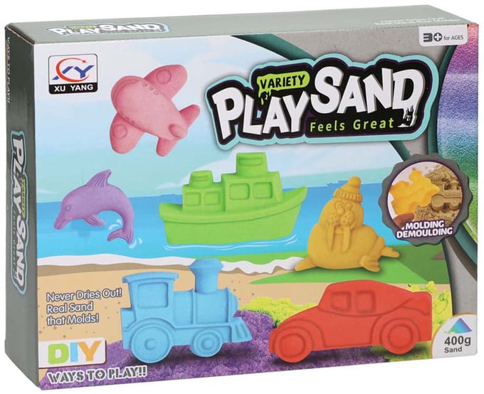 Lobbes speelzand set voertuigen en dolfijn - creatief speelgoed 400gr.