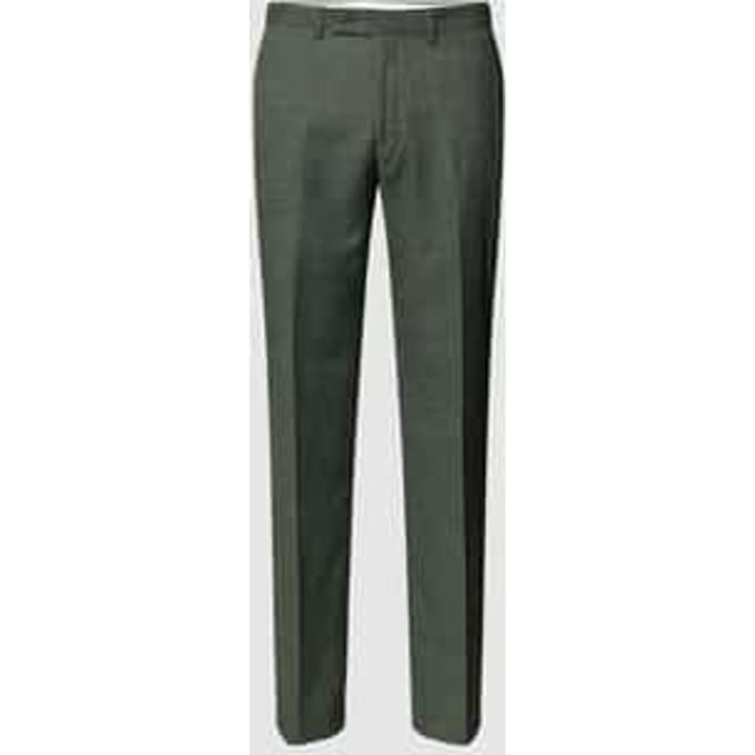 Regular fit pantalon met achterzakken
