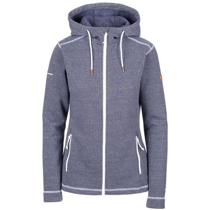 Trespass Dames/Dames Rootless Stripe Marl AT200 Fleecejack (Marine)