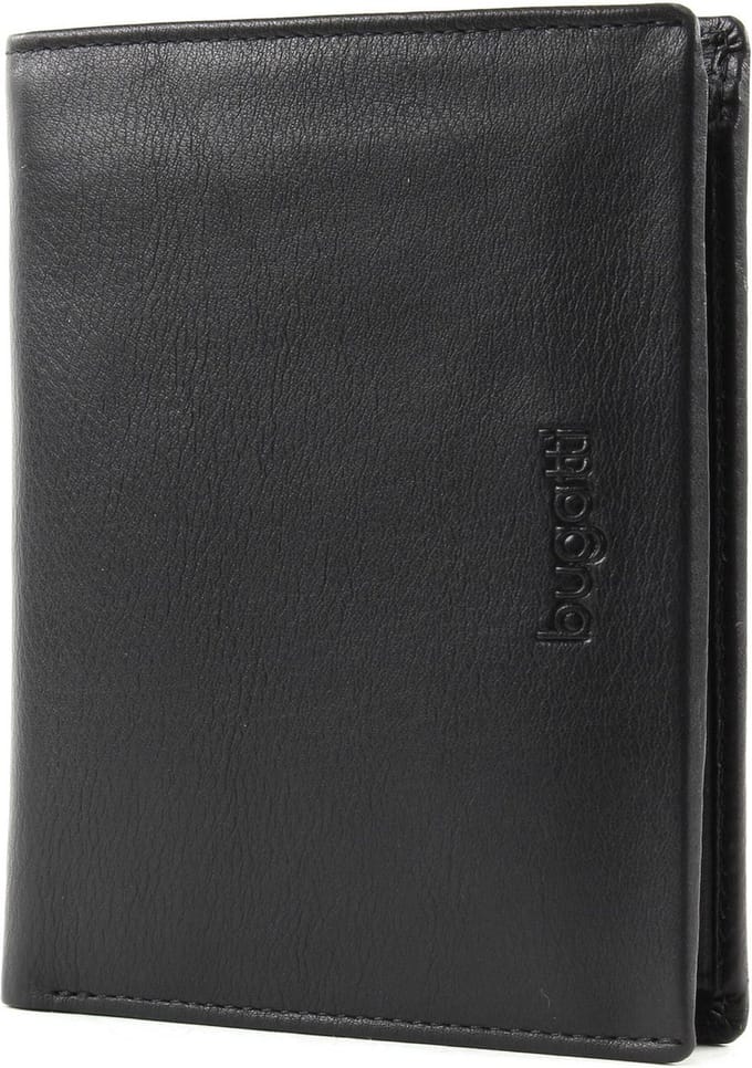 bugatti Portemonnee Vertice Coin Wallet Combi Style 12CC Black Zwart