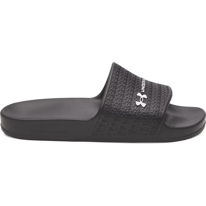 Under Armour UA W ARMR SLIDE LITE-BLK Dames Slippers - Zwart - Wit