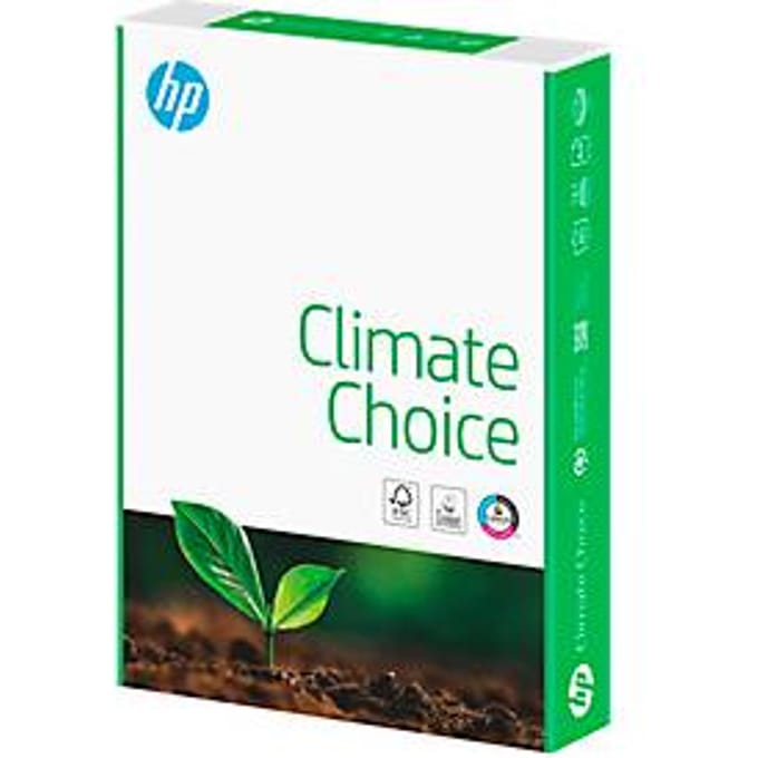 Kopieerpapier HP Climate Choice CHP 141, DIN A4, 80 g/m², puur wit, 2500 vellen