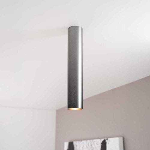 Canopus fero l by LUSENZ - Cilindervormige opbouwspot in geborsteld gunmetal grijs