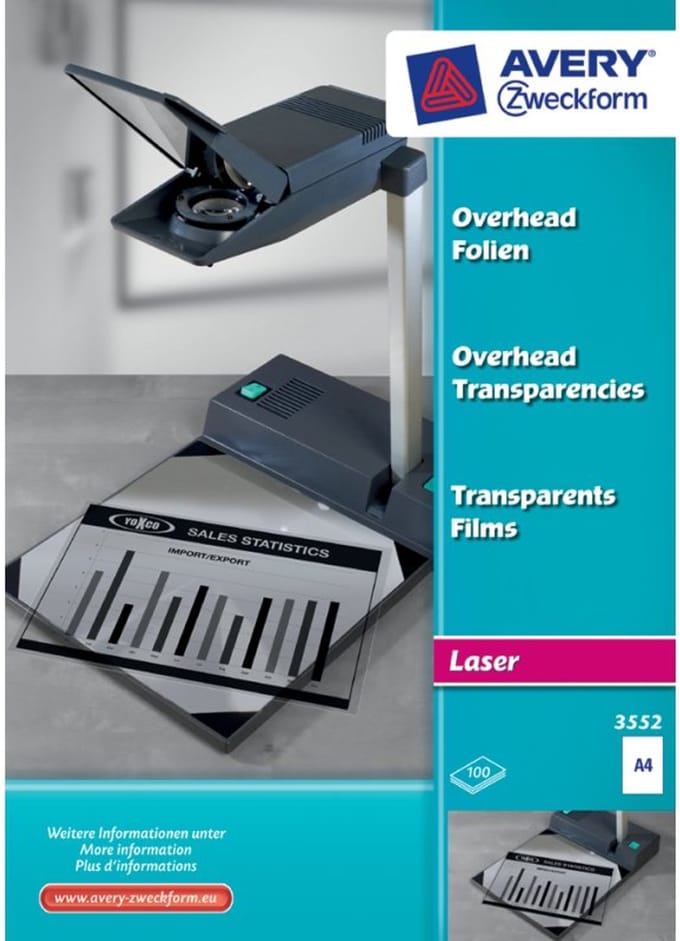 Avery Folie A4 - A4 - 100 sheets