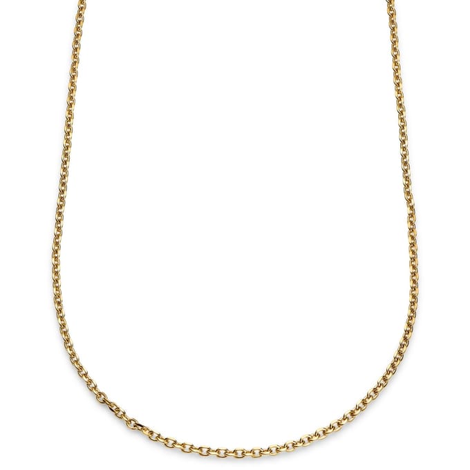Essentials | 4 mm Goudkleurige Ketting met Kabelschakels