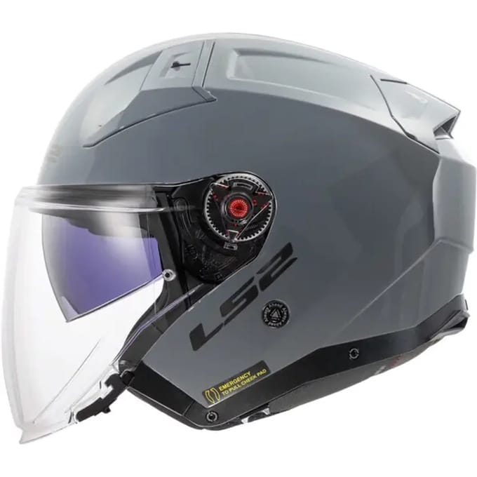 LS2 OF603 Infinity II Solid Nardo Grijs 06 Jet Helm - Helm