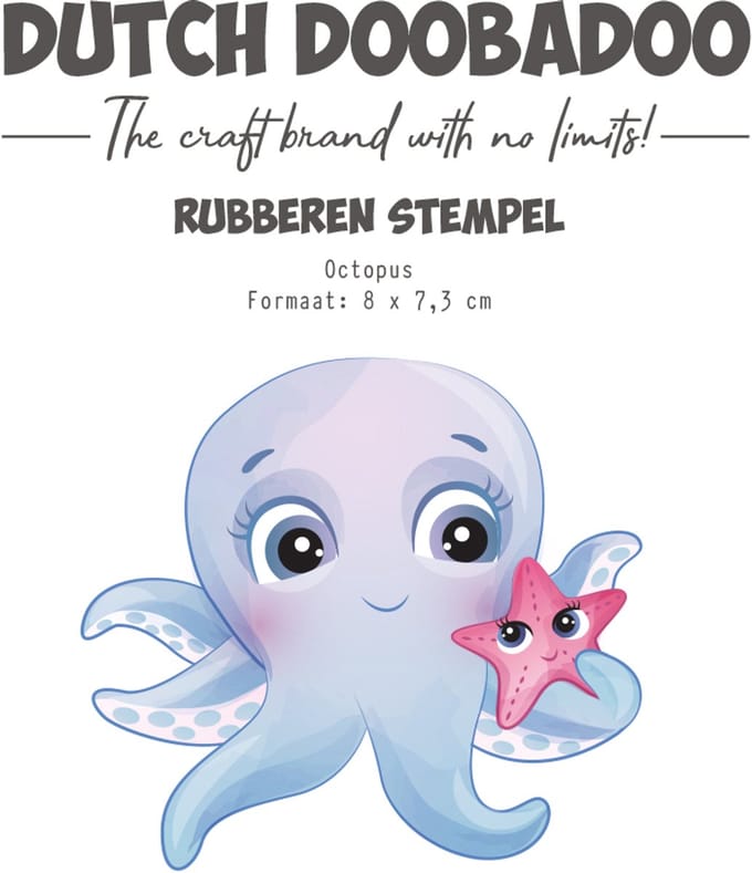 DDBD Rubber stamp Octopus