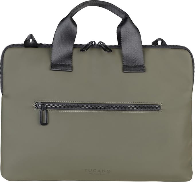 Tucano Gommo Tas MacBook 13-14 – Intern Laptopvak – Extern Vak voor Accessoires – Groot Intern Compartiment - Groen