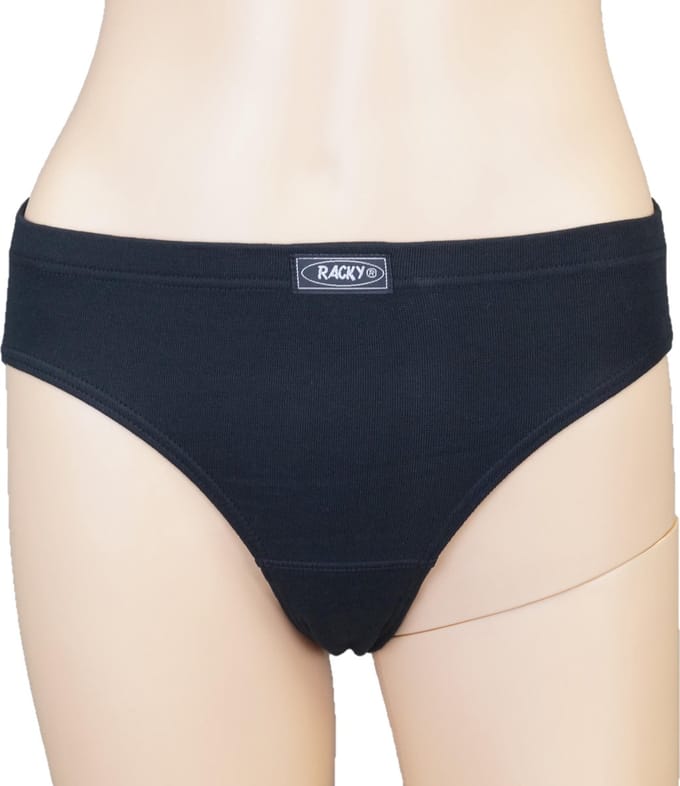 Racky dames heupslip ( Highleg mini ) - M - Zwart