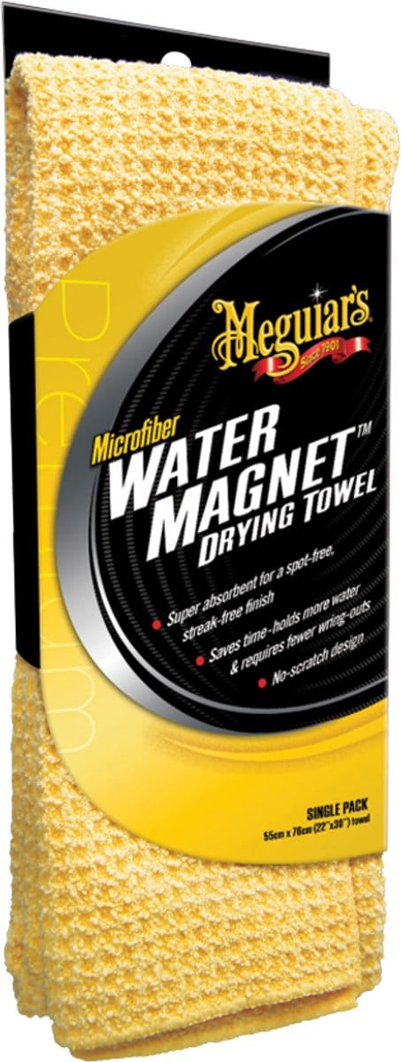 Meguiar’s Water Magnet Drying Towel – Extra Grote Microvezel Droogdoek Auto – Sterk Absorberend – Auto Detailing Doek