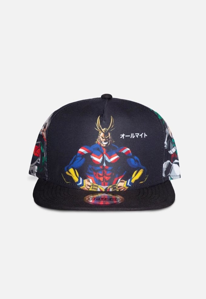 My Hero Academia - All Might Deku & Bakugo Snapback Pet - Zwart