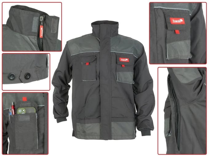 Tvardy Werkjas - XXL - Reflecterend - Verstelbare Taille - 7 Pockets