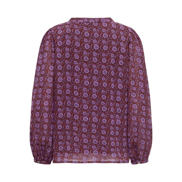 ONLY ONLSTAR LIFE L/S V-NECK TOP PTM Dames Top - Syrah Block Boho