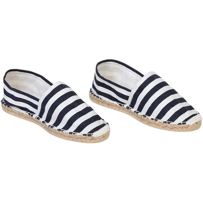 Gestreepte espadrilles WDK Partner