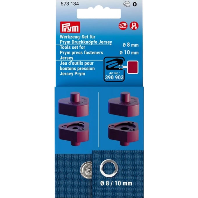 Prym Tool set voor Prym drukknopen Jersey, 8 en 10 mm