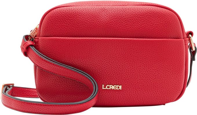 L.CREDI Schoudertas Olga Crossbody Bag Salsa Rood