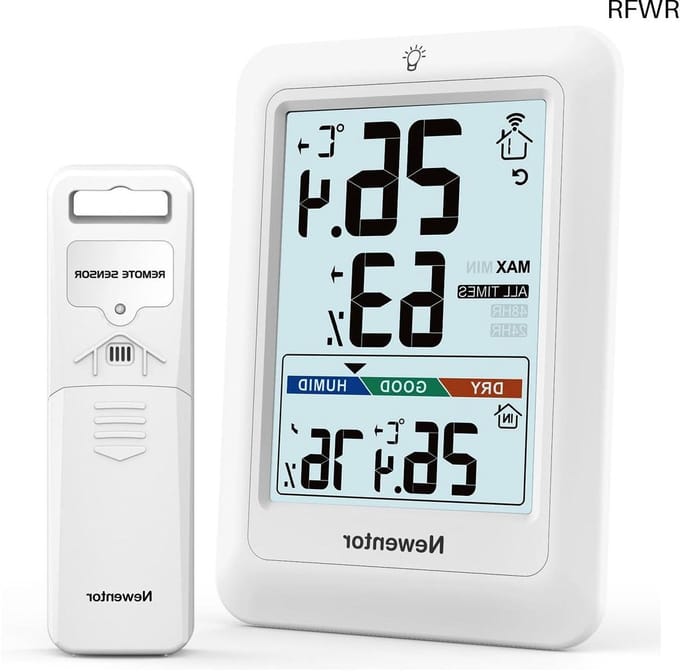 Weerstation Binnen en Buiten - Hygrometer Draadloos - Luchtvochtigheidsmeter - Data