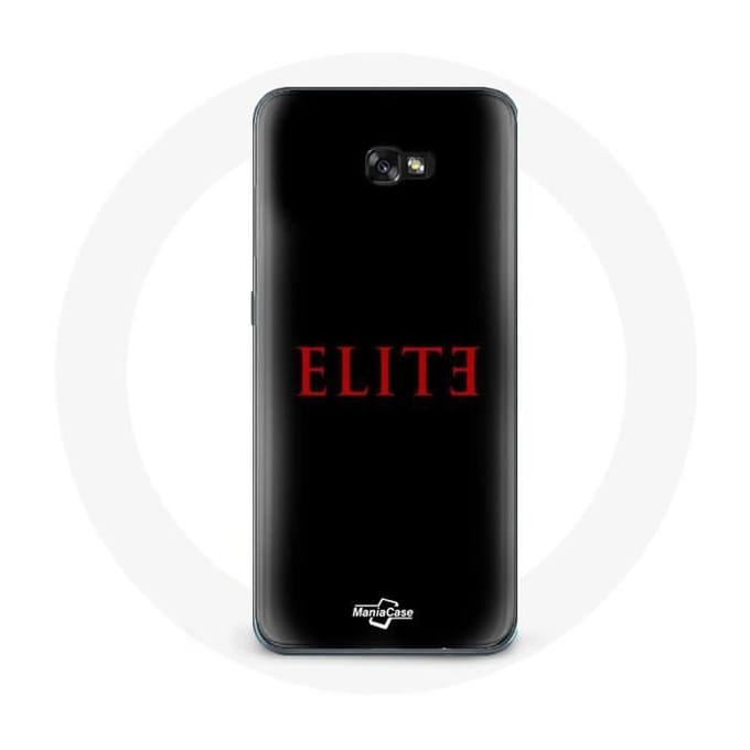 Case voor Samsung Galaxy A3 2017 Elite Seizoen 5 Rood Logo Zwarte Achtergrond