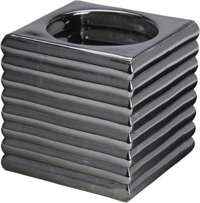 Waxinelichthouder zilver 58/58 mm