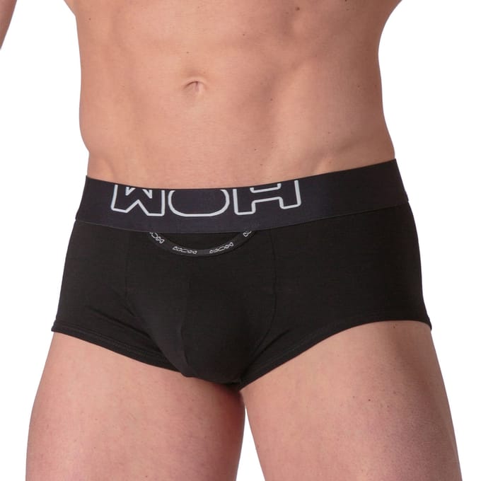 Boxershort met elastische band met label