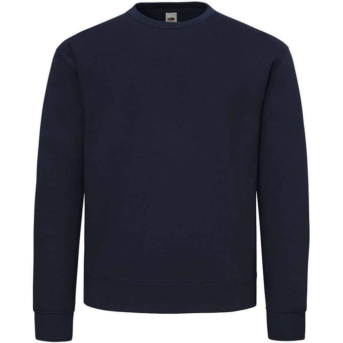 Fruit of the Loom Heren Superkatoenen Sweatshirt (Deep Navy)