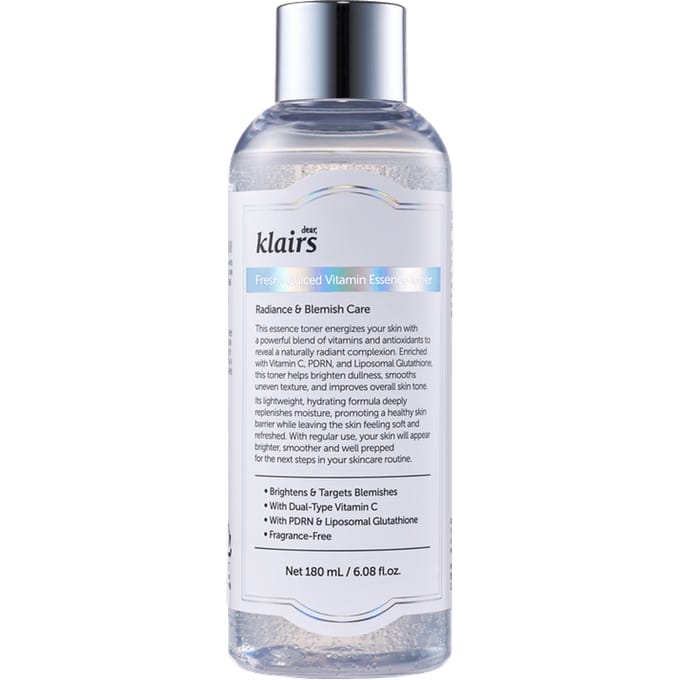 Lieve, Klairs, Freshly Juiced Vitamine Essence Toner, 180ml (6,08 fl oz) white
