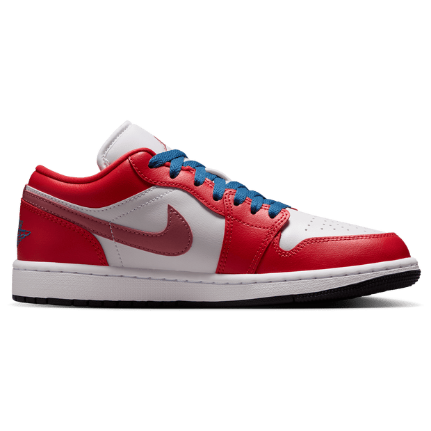 Jordan AJ1 Low Sneakers Dames - Rood - Maat 38.5 - Mesh/Synthetisch