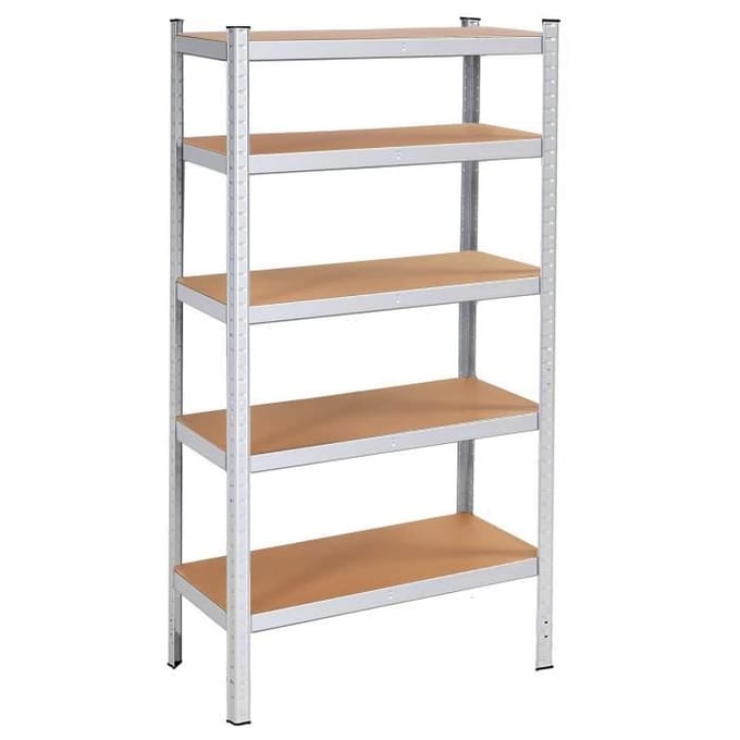 Springos Opbergrek | Stellingkast | Stellingkast Metaal | 180 x 90 x 30 cm | 875 kg