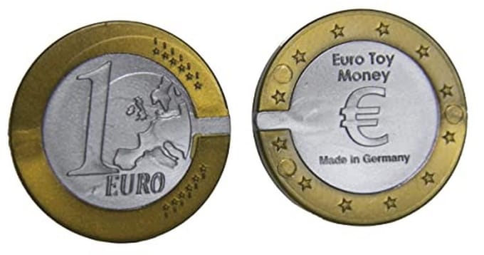 Actief Leren Euro Speelgeld - 100 x 1 Euro Munten