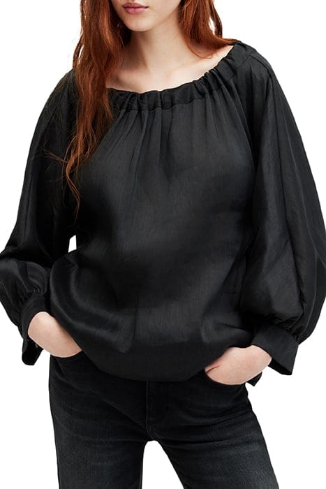 AllSaints Ellie Top Black Taglia: 8 | Magliette intime Outlet | Donna | Nero