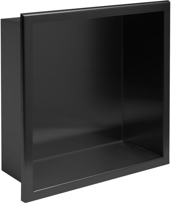 Rea - Badkamer inbouwnis - Zwart - 10X30X30CM