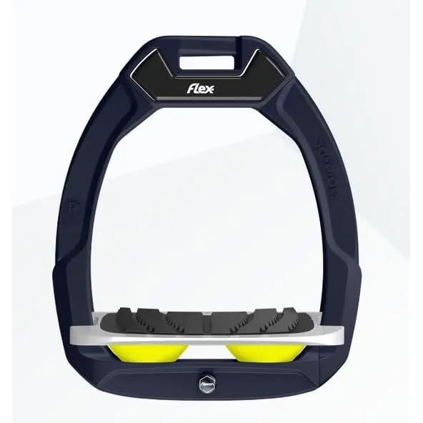 Veilige stijgbeugels Paars/Grijs/Geel Flex-On Safe-On