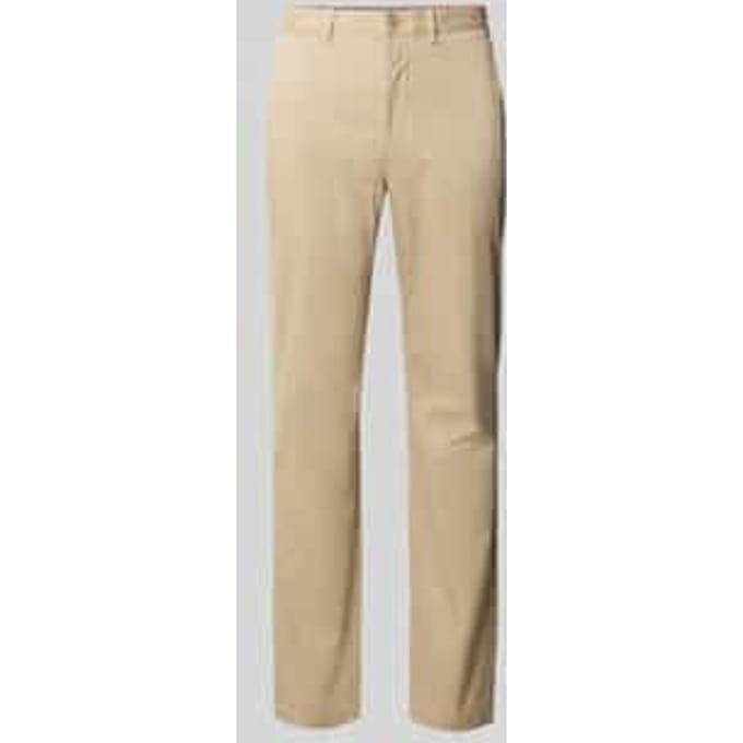 Relaxed fit broek van katoenmix