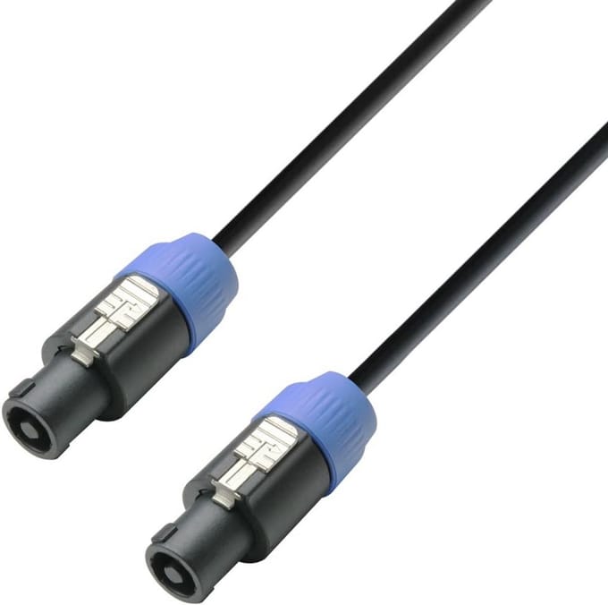 Professionele Speakerkabel 5 Meter - 2x 1.5 mm² Speakon naar Speakon