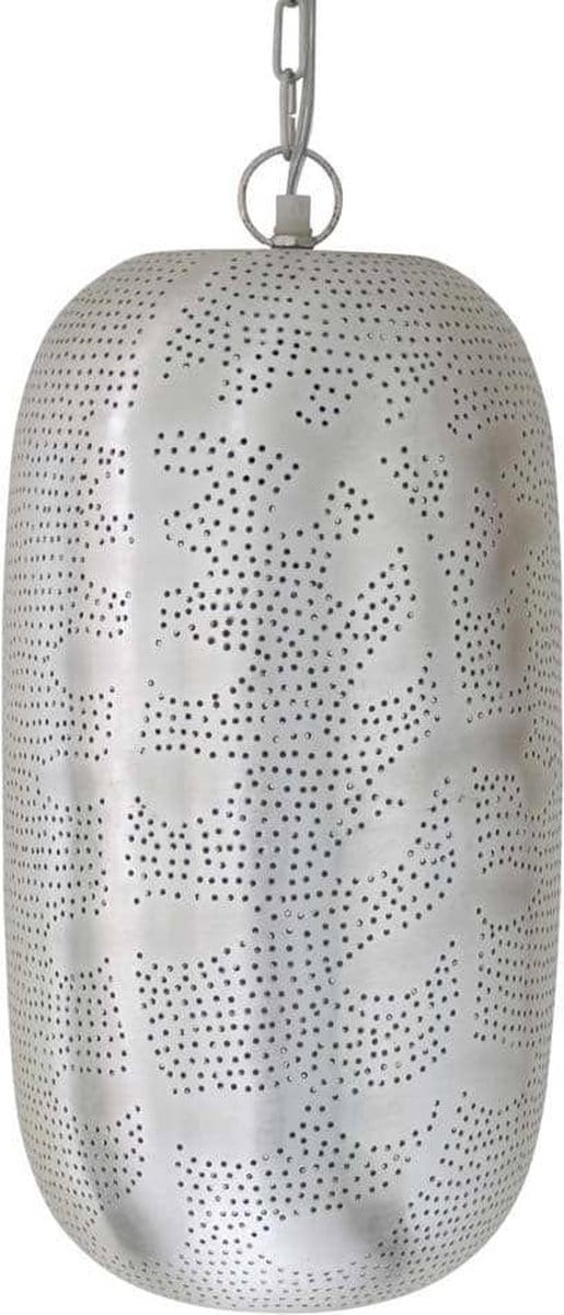 Safaary - Oosterse Hanglamp Zilver Danica Ø 23 x 40cm