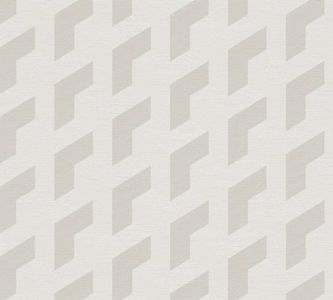 RETRO BEHANG | Geografisch - Grijs Wit Metallic - Living Walls Daniel Hechter 7
