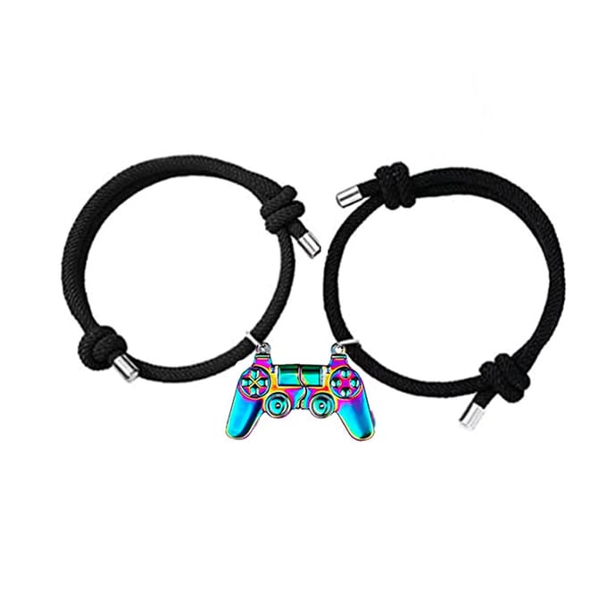 Bixorp Friends Regenboog Controller Vriendschapsarmbandjes voor 2 - iriserend Effect - BFF Armband