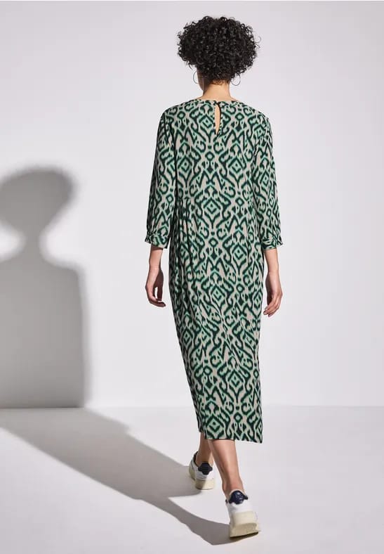 Street one - Jurk - Maat 38 - Vrouwen - Groen - Viscose
