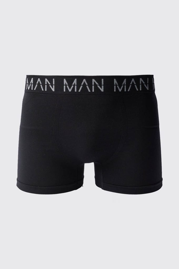 Men's Active Naadloze Boxer 3-Pack | Black | Size Medium